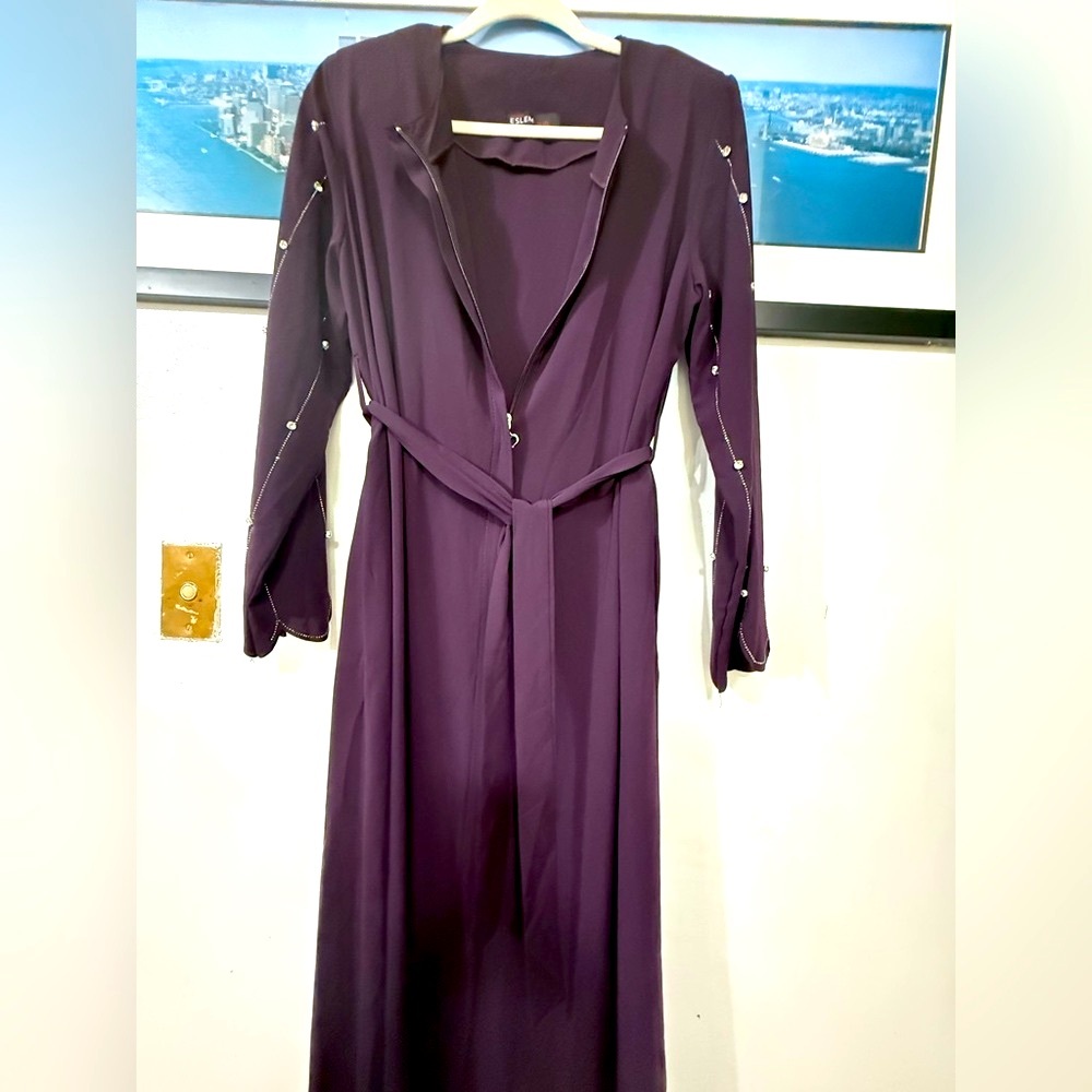 Elegant Purple Women's maxi Dress size L